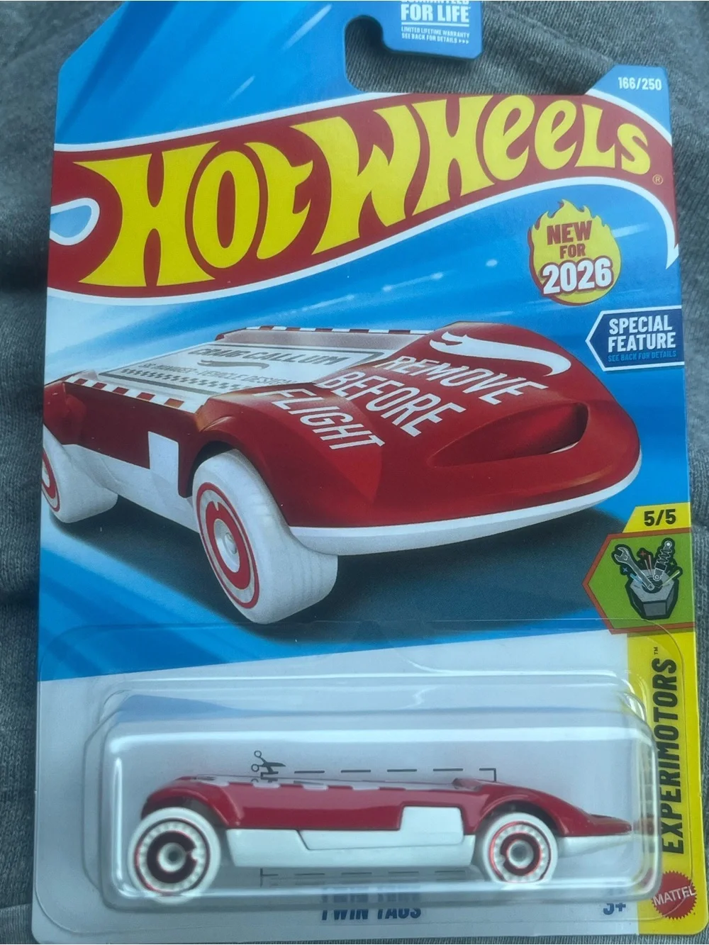 Hot Wheels Twin Tag Luggage Tag Car new Mattel